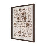 Hats & Bow Ties by Mercana Studio Hand-Embellished Framed Artwork Matted under Glass by Mercana at Eve Furniture