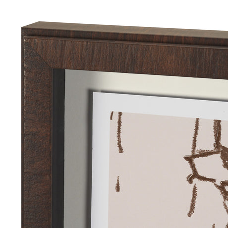 Hats & Bow Ties by Mercana Studio Hand-Embellished Framed Artwork Matted under Glass by Mercana at Eve Furniture