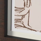 Hats & Bow Ties by Mercana Studio Hand-Embellished Framed Artwork Matted under Glass by Mercana at Eve Furniture