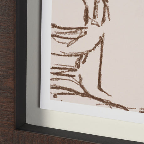 Hats & Bow Ties by Mercana Studio Hand-Embellished Framed Artwork Matted under Glass by Mercana at Eve Furniture