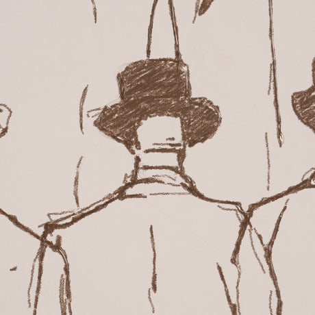Hats & Bow Ties by Mercana Studio Hand-Embellished Framed Artwork Matted under Glass by Mercana at Eve Furniture