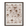 Hats & Bow Ties by Mercana Studio Hand-Embellished Framed Artwork Matted under Glass by Mercana at Eve Furniture