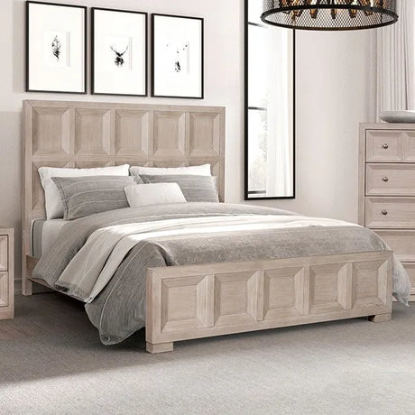 Hatton Cross Tawny 4-Piece Queen Bedroom Set (N2) by Furniture of America at Eve Furniture