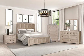 Hatton Cross Tawny 4-Piece Queen Bedroom Set (N2) by Furniture of America at Eve Furniture