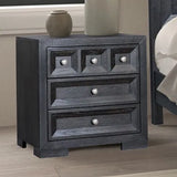 Hatton Cross Classic Weathered Black 4-Piece Queen Bedroom Set by Furniture of America at Eve Furniture