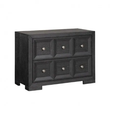 Hatton Cross Classic Weathered Black 4-Piece Queen Bedroom Set (N2) by Furniture of America at Eve Furniture