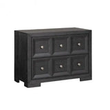Hatton Cross Classic Weathered Black 4-Piece Queen Bedroom Set (N2) by Furniture of America at Eve Furniture