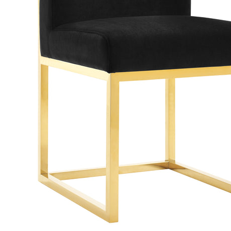 Haute Black Velvet Chair by TOV Furniture at Eve Furniture
