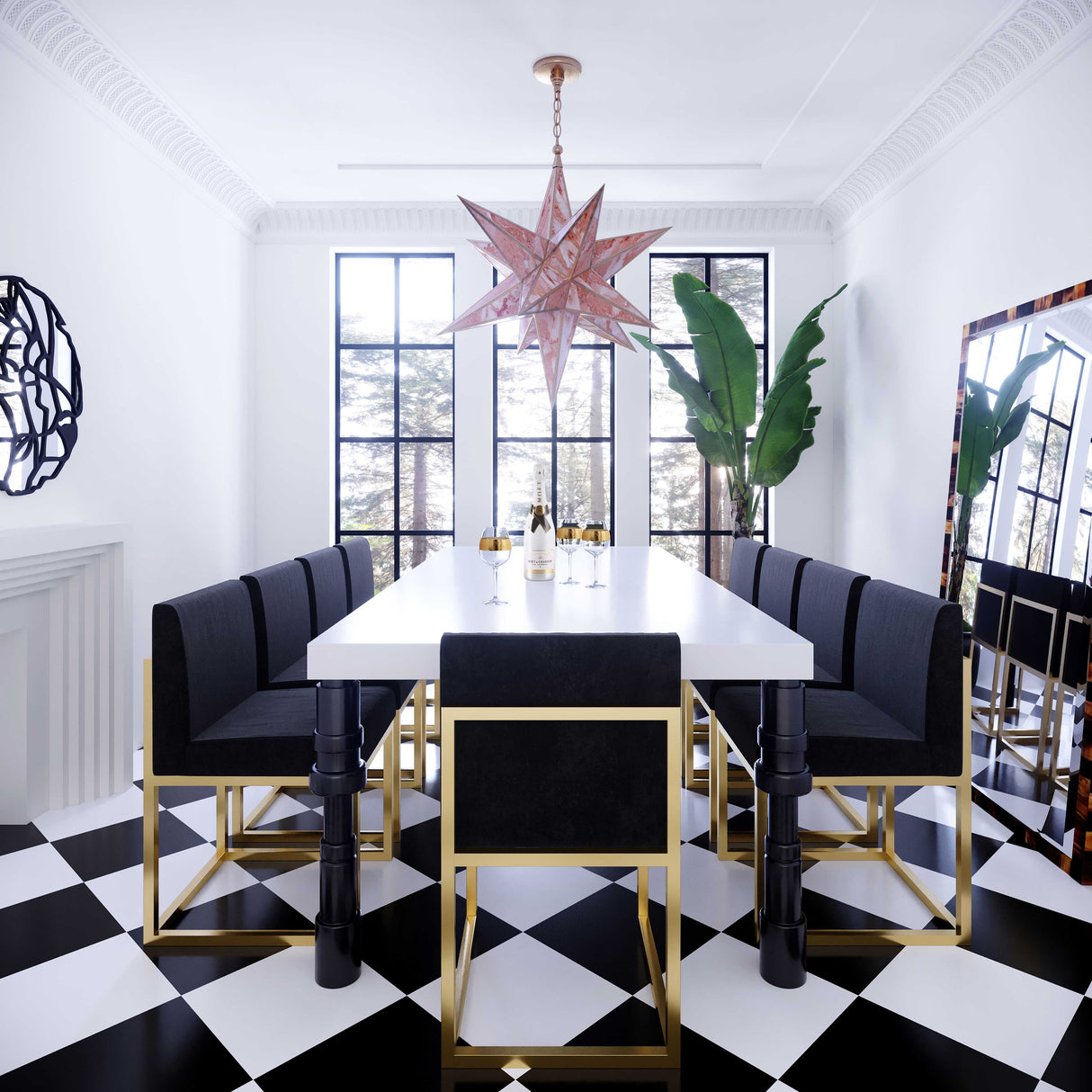 Haute Black Velvet Chair by TOV Furniture at Eve Furniture