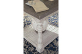 Havalance Gray/White Coffee Table and 2 End Tables by Ashley at Eve Furniture