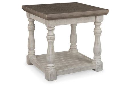 Havalance Gray/White End Table by Ashley at Eve Furniture