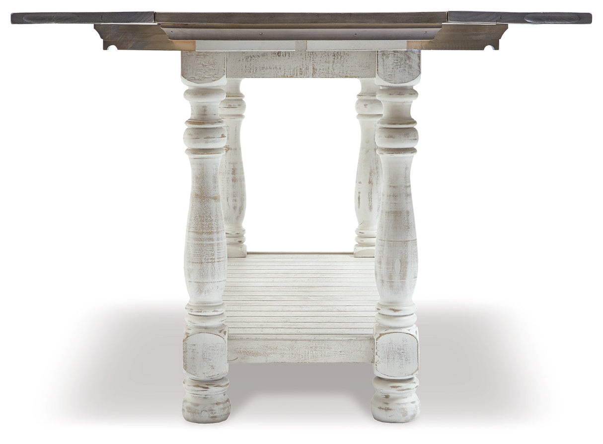 Havalance Gray/White Sofa/Console Table by Ashley at Eve Furniture