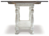 Havalance Gray/White Sofa/Console Table by Ashley at Eve Furniture
