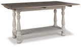 Havalance Gray/White Sofa/Console Table by ASHLEY FURNITURE at Eve Furniture