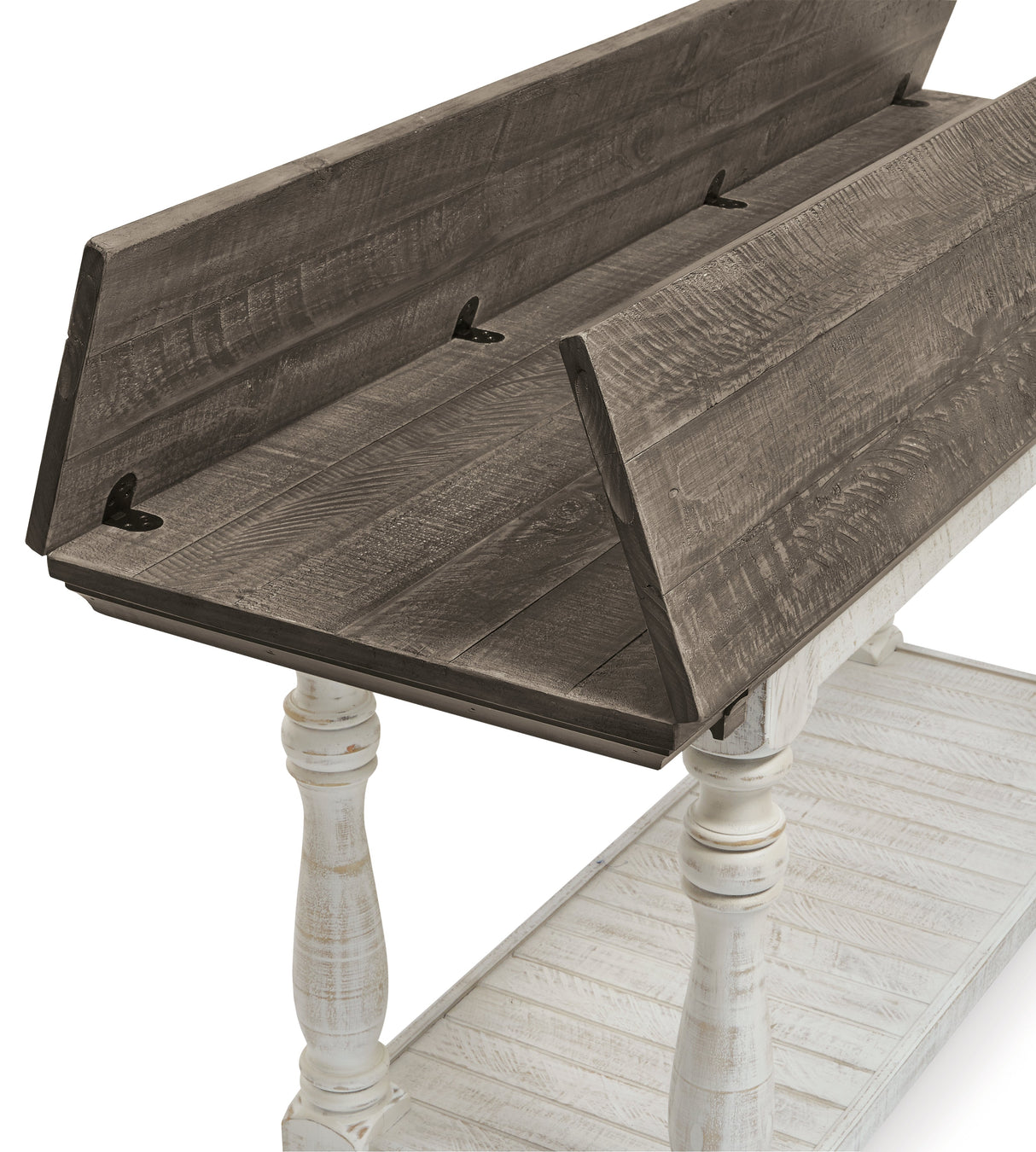Havalance Gray/White Sofa/Console Table by ASHLEY FURNITURE at Eve Furniture