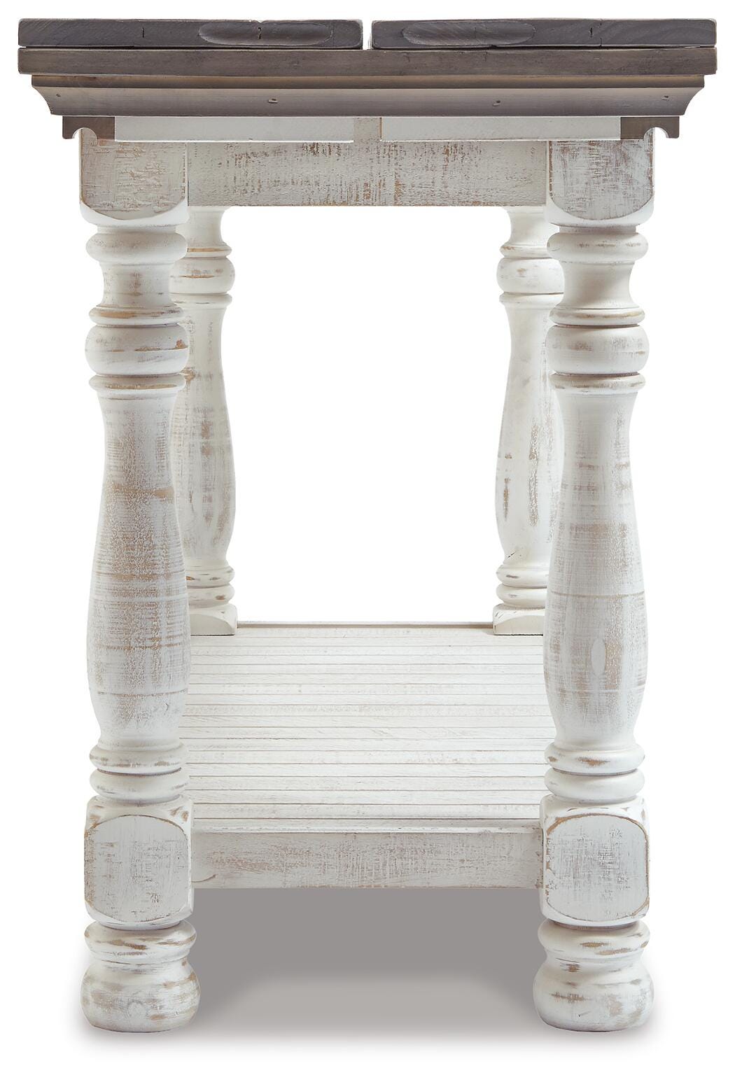 Havalance Gray/White Sofa/Console Table by ASHLEY FURNITURE at Eve Furniture