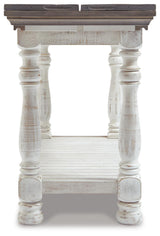 Havalance Gray/White Sofa/Console Table by ASHLEY FURNITURE at Eve Furniture
