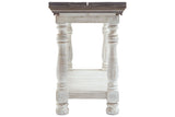 Havalance Gray/White Sofa/Console Table by ASHLEY FURNITURE at Eve Furniture
