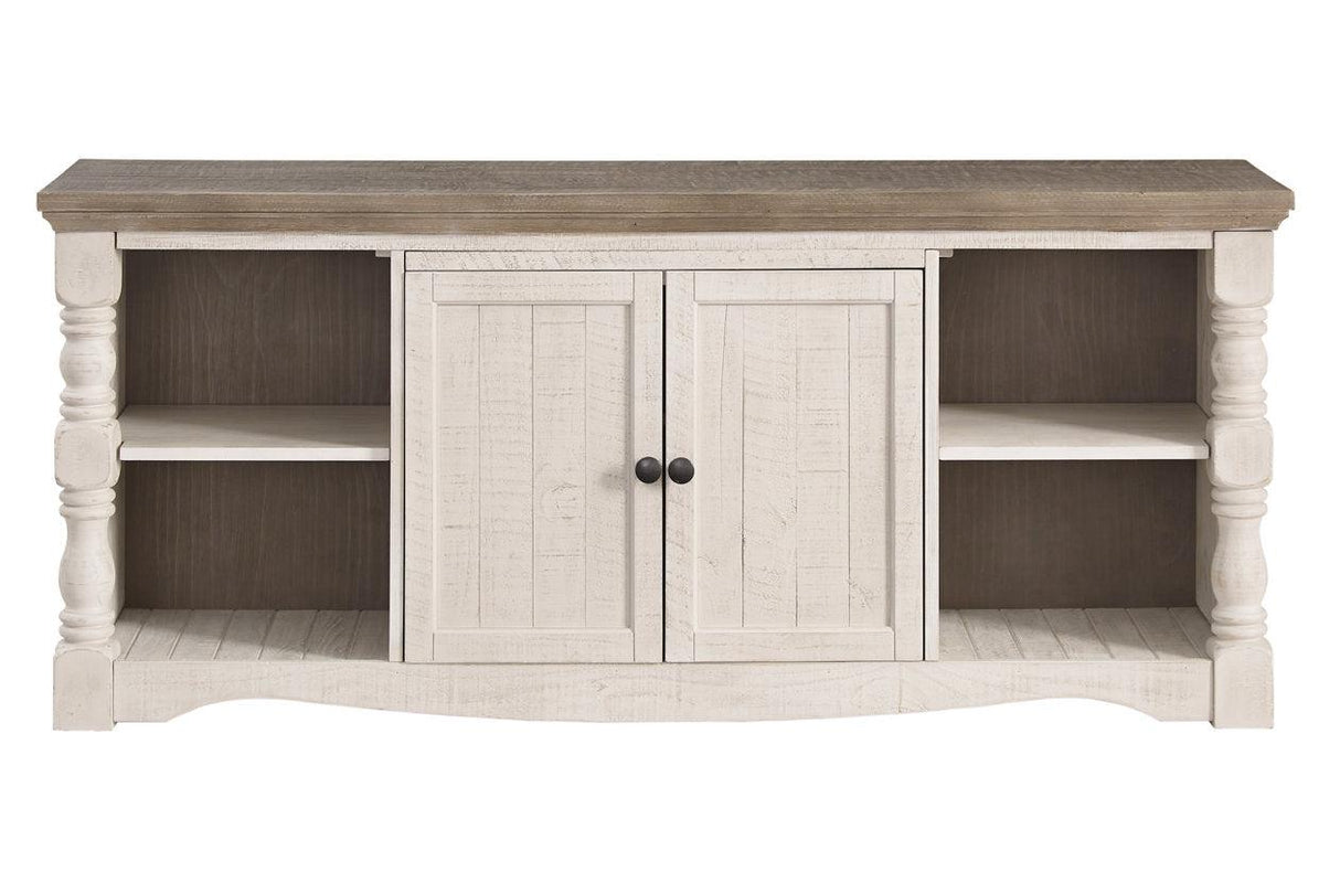 Havalance Two-tone 4-Piece Entertainment Center by Ashley at Eve Furniture
