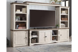 Havalance Two-tone 4-Piece Entertainment Center by Ashley at Eve Furniture