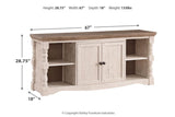Havalance Two-tone 67" TV Stand by Ashley at Eve Furniture