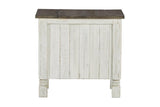 Havalance White/Gray Chairside End Table by Ashley at Eve Furniture