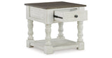 Havalance White/Gray Coffee Table with 2 End Tables by Ashley at Eve Furniture