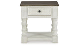 Havalance White/Gray Coffee Table with 2 End Tables by Ashley at Eve Furniture