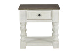 Havalance White/Gray End Table by Ashley at Eve Furniture