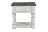 Havalance White/Gray End Table by Ashley at Eve Furniture