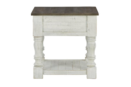 Havalance White/Gray End Table by Ashley at Eve Furniture