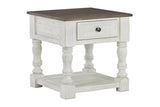 Havalance White/Gray End Table by Ashley at Eve Furniture