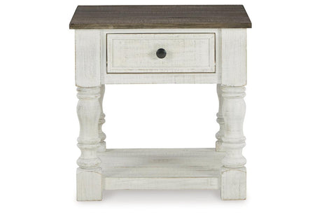 Havalance White/Gray Lift Top Coffee Table and 2 End Tables by Ashley at Eve Furniture