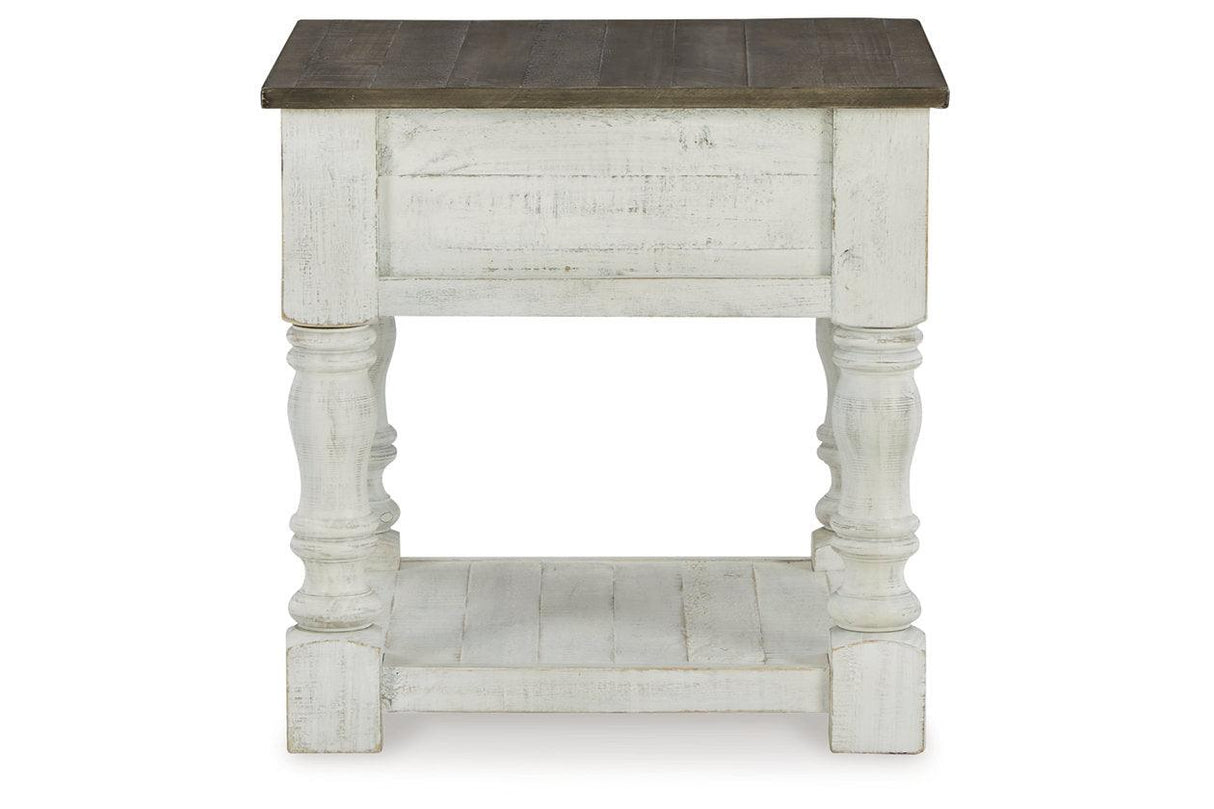 Havalance White/Gray Lift Top Coffee Table and 2 End Tables by Ashley at Eve Furniture