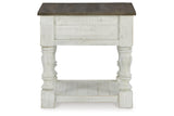 Havalance White/Gray Lift Top Coffee Table and 2 End Tables by Ashley at Eve Furniture
