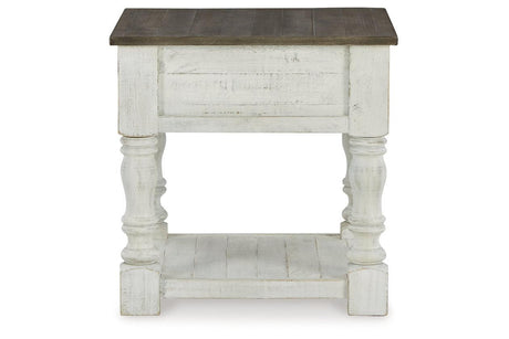 Havalance White/Gray Lift Top Coffee Table and 2 End Tables by Ashley at Eve Furniture