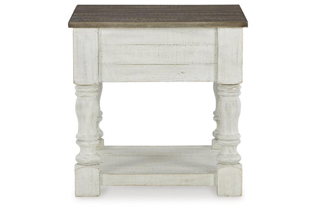 Havalance White/Gray Lift Top Coffee Table and 2 End Tables by Ashley at Eve Furniture