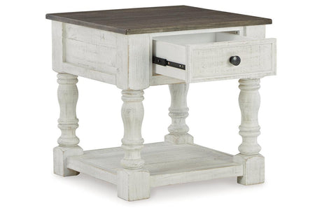 Havalance White/Gray Lift Top Coffee Table and 2 End Tables by Ashley at Eve Furniture