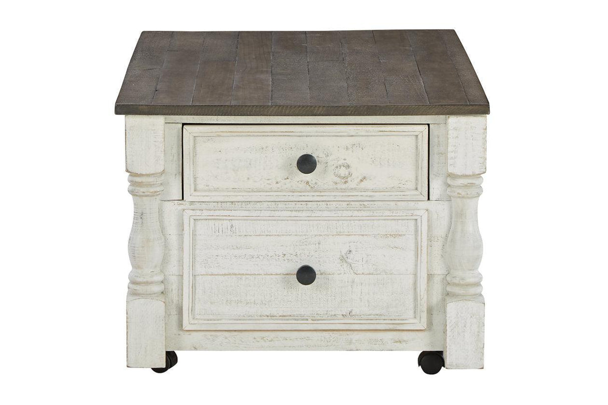 Havalance White/Gray Lift-Top Coffee Table by Ashley at Eve Furniture