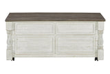 Havalance White/Gray Lift-Top Coffee Table by Ashley at Eve Furniture