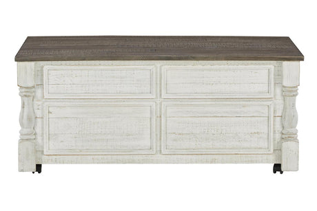 Havalance White/Gray Lift-Top Coffee Table by Ashley at Eve Furniture