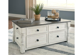 Havalance White/Gray Lift-Top Coffee Table by Ashley at Eve Furniture