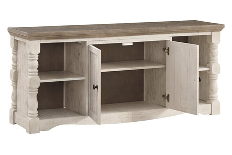 Havalance Two-tone 4-Piece Entertainment Center by Ashley at Eve Furniture