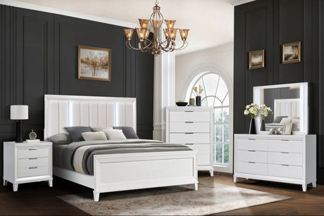 Havana White Bedroom Set by Happy Homes at Eve Furniture
