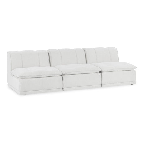 Haven White 3 Piece Modular Sofa by Classic Home at Eve Furniture