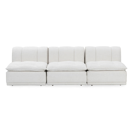 Haven 3 Piece Modular Sofa - White by Classic Home at Eve Furniture