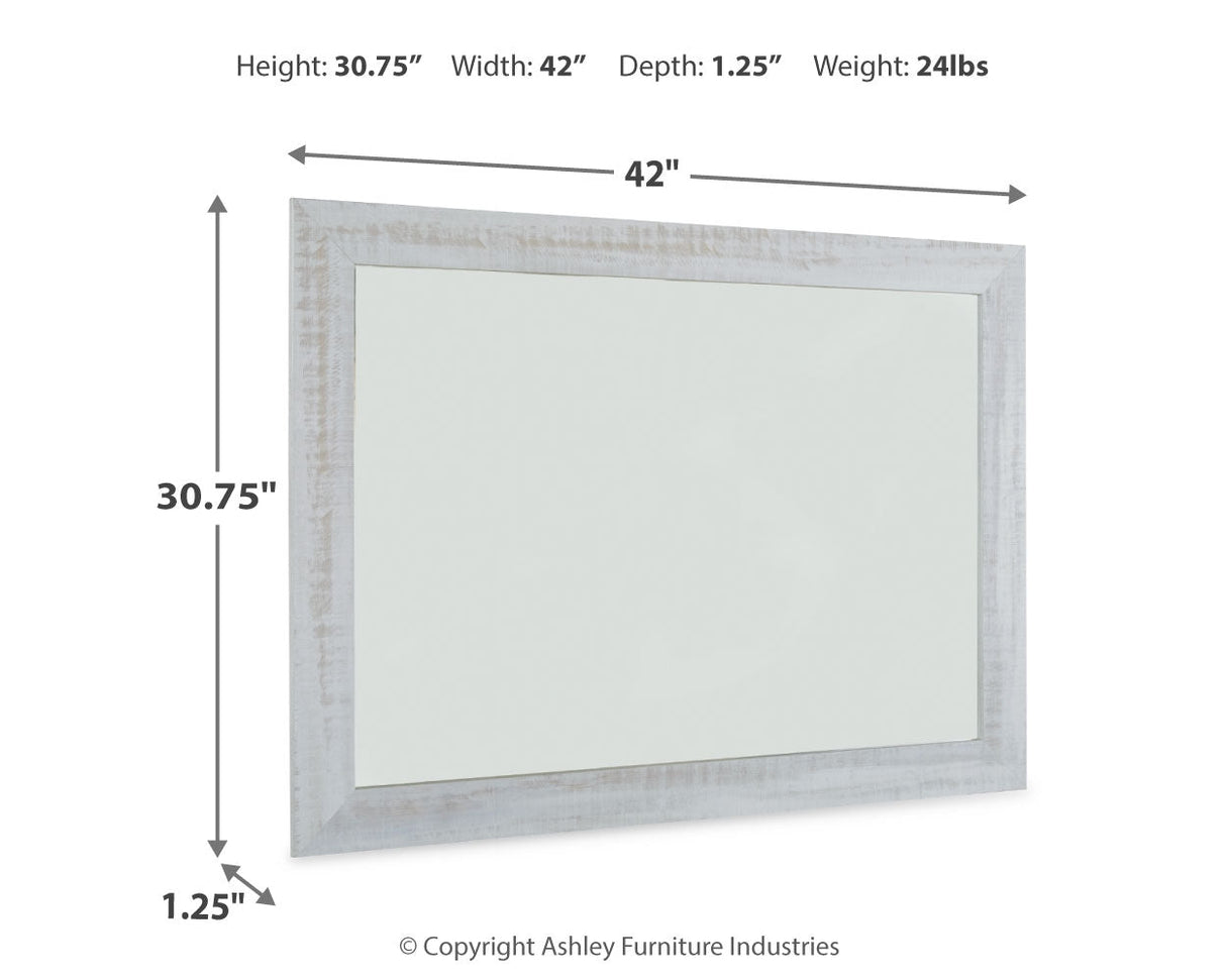 Haven Bay Two-tone Bedroom Mirror (Mirror Only)