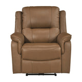 Haven Brown 3-Piece Power Reclining Set (Sofa & Loveseat & Chair) by Homelegance at Eve Furniture