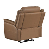Haven Brown 3-Piece Power Reclining Set (Sofa & Loveseat & Chair) by Homelegance at Eve Furniture