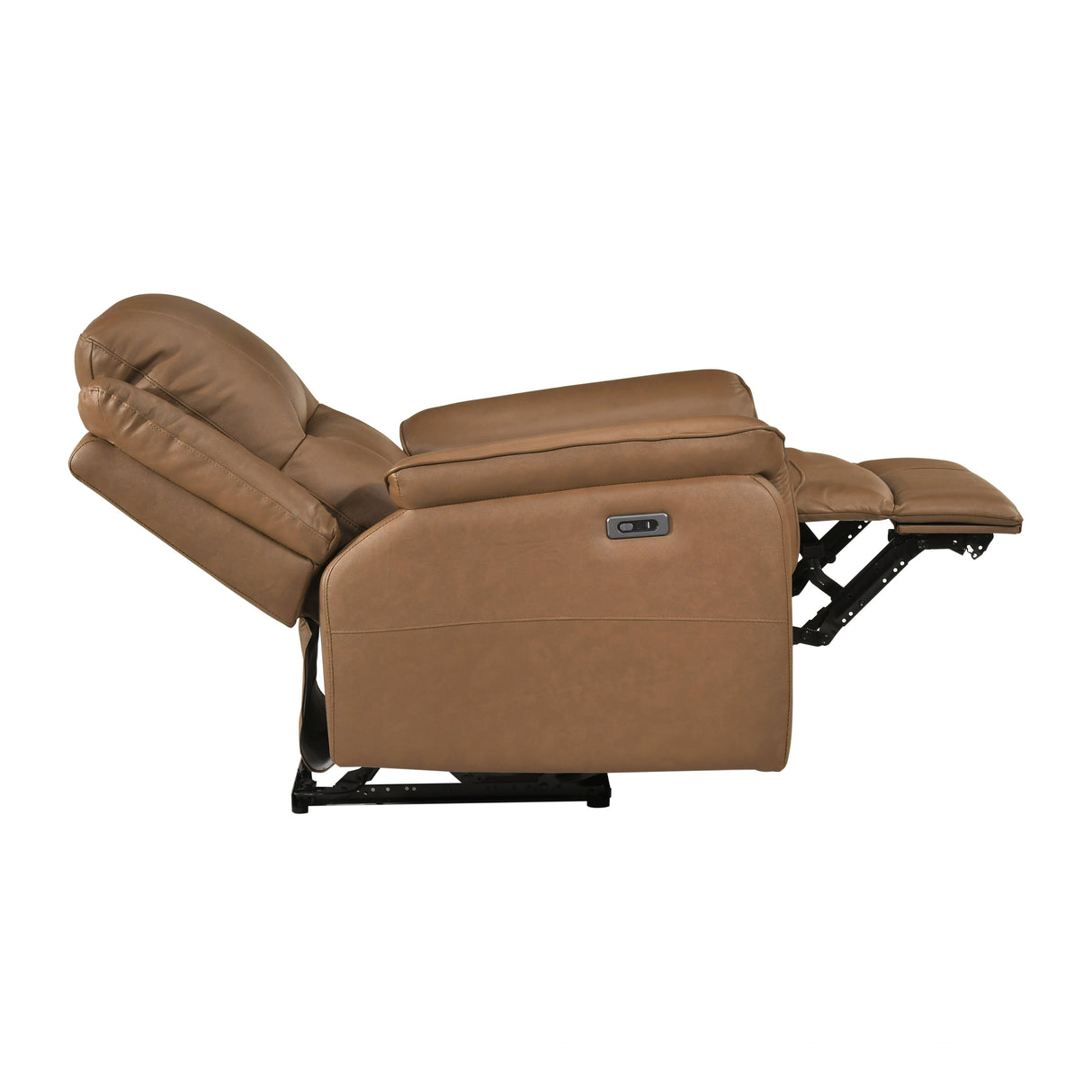 Haven Brown 3-Piece Power Reclining Set (Sofa & Loveseat & Chair) by Homelegance at Eve Furniture